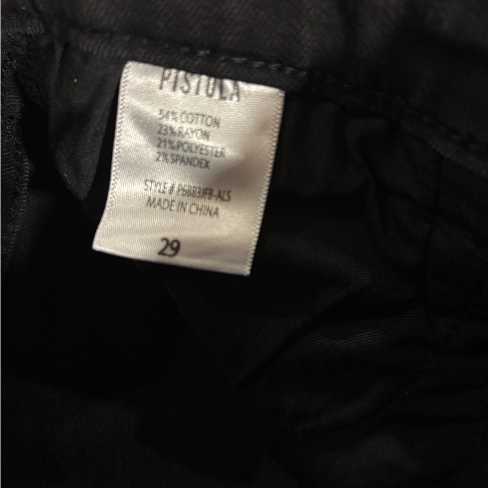 Pistola size 29 Black Studded Skinny Ankle Jeans - Picture 13 of 16